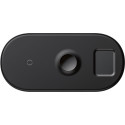 BASEUS WX3IN1-C01 Bezdrátová nabíječka 3v1 pro iPhone, Watch a AirPods, černá