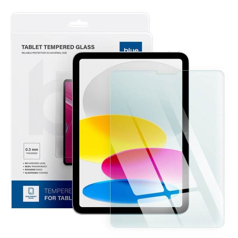 Ochranné sklo Blue Star 9H pro iPad 10 gen 10.9" (2022) - modrá