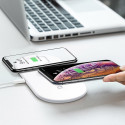 BASEUS WX3IN1-C02 Bezdrátová nabíječka 3v1 pro iPhone, Watch a AirPods, bílá