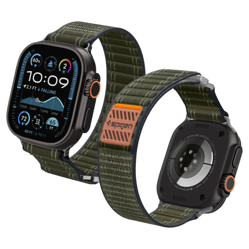 Řemínek Spigen WBF0 pro Apple Watch - zelená