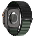 Řemínek Spigen WBF1 pro Apple Watch – černá a zelená