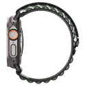 Řemínek Spigen WBF1 pro Apple Watch – černá a zelená