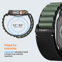 Řemínek Spigen WBF1 pro Apple Watch – černá a zelená