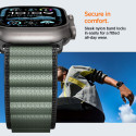 Řemínek Spigen WBF1 pro Apple Watch – černá a zelená
