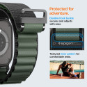 Řemínek Spigen WBF1 pro Apple Watch – černá a zelená