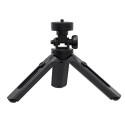 AG PREMIUM Mini teleskopický tripod se závitem 1/4" a čelistí pro telefon 4,5-7", černý