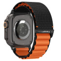 Řemínek Spigen WBF1 pro Apple Watch 44/45/46/49mm - black/orange