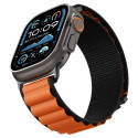 Řemínek Spigen WBF1 pro Apple Watch 44/45/46/49mm - black/orange
