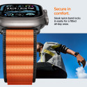 Řemínek Spigen WBF1 pro Apple Watch 44/45/46/49mm - black/orange