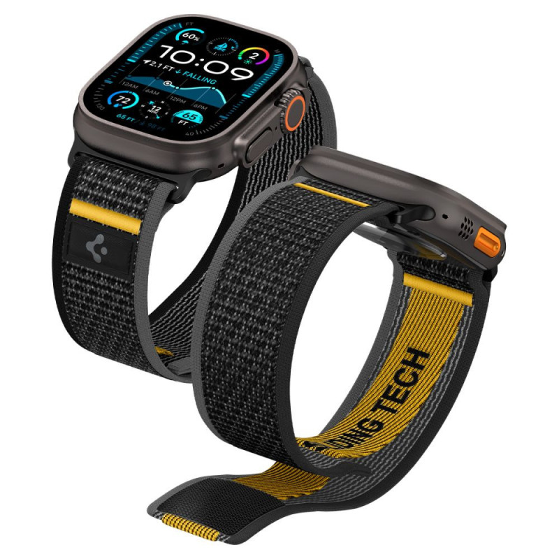 Řemínek Spigen ATHLEX AIR pro Apple Watch 44 / 45 / 46 / 49 mm - černý