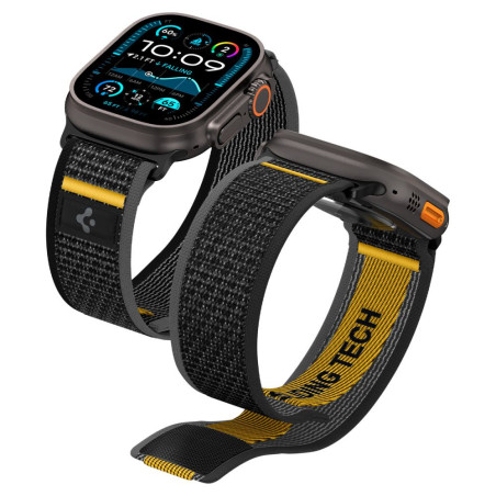 Řemínek Spigen ATHLEX AIR pro Apple Watch 44/45/46/49 mm - černý