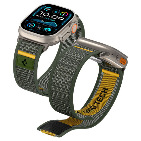 Řemínek Spigen Athlex Air pro Apple Watch 44/45/46/49 mm - zelená