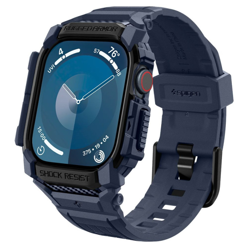 Řemínek Spigen RUGGED ARMOR PRO pro Apple Watch 46mm - modrá