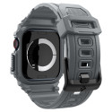 Řemínek Spigen Rugged Armor Pro pro Apple Watch 10 46mm - šedá