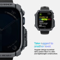 Kryt Spigen Rugged Armor pro Apple Watch 10 46mm - šedá