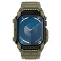 Řemínek Spigen Rugged Armor ”Pro” pro Apple Watch 10 46mm - zele
