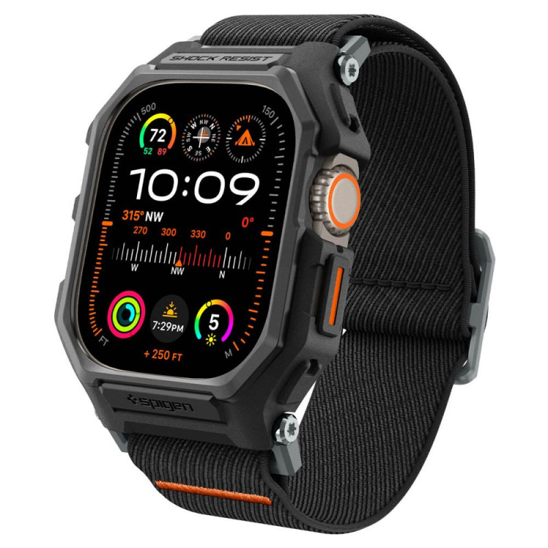 Řemínek Spigen LITE FIT PRO pro Apple Watch Ultra 1 / 2 (49mm) - matná černá