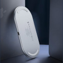 BASEUS WXJK-02 Simple bezdrátová nabíječka 2v1 pro iPhone a AirPods, bílá