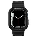 Řemínek Spigen RUGGED ARMOR PRO pro Apple Watch 44/45 mm - černá