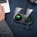 BASEUS WXJK-02 Simple bezdrátová nabíječka 2v1 pro iPhone a AirPods, bílá