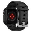 Řemínek Spigen RUGGED ARMOR PRO pro Apple Watch 44/45 mm - černá
