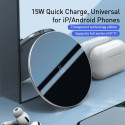 BASEUS WXJK-B01 Simple Wireless Charger Bezdrátová Qi nabíječka s výkonem 15W, černá