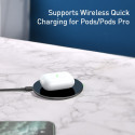 BASEUS WXJK-B01 Simple Wireless Charger Bezdrátová Qi nabíječka s výkonem 15W, černá
