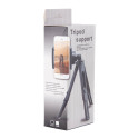 AG PREMIUM Mini teleskopický tripod se závitem 1/4" a čelistí pro telefon 4,5-7", černý