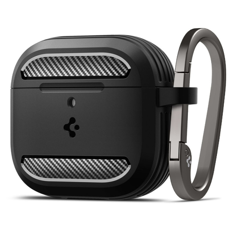 Kryt Spigen RUGGED ARMOR APPLE AIRPODS 4 pro sluchátka - matte black