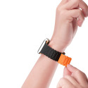 Řemínek Dux Ducis DUX DUCIS ARMOR pro Apple Watch - černá/oranžov