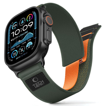 Řemínek Tech-Protect NYLON ELITE pro Apple Watch 44/45/46/49 mm - ze