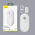 BASEUS WXPL-B02 Planet Bezdrátová nabíječka 2v1 pro iPhone a Watch vč. adaptéru 24W, bílá
