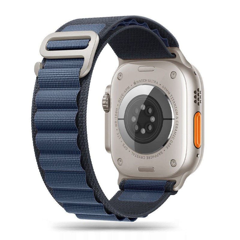 Řemínek Tech-Protect NYLON PRO STRAP pro Apple Watch 44/45/46/49 mm - tmavě modrý