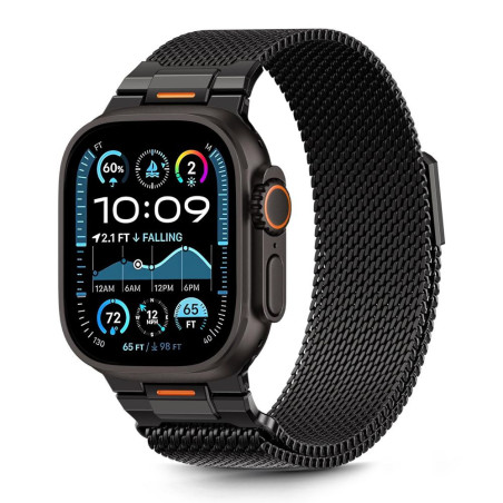 Řemínek Tech-Protect MILANO VANGUARD pro Apple Watch - black