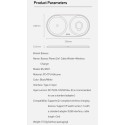 BASEUS WXPL-B02 Planet Bezdrátová nabíječka 2v1 pro iPhone a Watch vč. adaptéru 24W, bílá