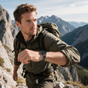 Řemínek Tech-Protect MILANO VANGUARD pro Apple Watch - black