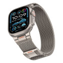 Řemínek Tech-Protect MILANO VANGUARD pro Apple Watch - titan