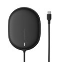 BASEUS WXQJ-01 Light Magnetic Bezdrátová magnetická (MagSafe) nabíječka s výkonem 15W, černá