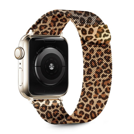 Řemínek Tech-Protect Lamano pro Apple Watch 40/41/42 - hnědá/čern