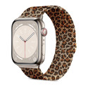 Řemínek Tech-Protect Lamano pro Apple Watch 40/41/42 - hnědá/čern