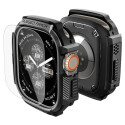 Kryt Spigen Rugged Armor + sklo 9H Apple Watch Ultra 49 mm