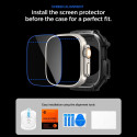 Kryt Spigen Rugged Armor + sklo 9H Apple Watch Ultra 49 mm