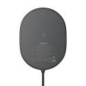 BASEUS WXQJ-01 Light Magnetic Bezdrátová magnetická (MagSafe) nabíječka s výkonem 15W, černá
