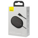 BASEUS WXQJ-01 Light Magnetic Bezdrátová magnetická (MagSafe) nabíječka s výkonem 15W, černá