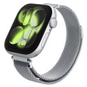 Řemínek Spigen WBM4 pro Apple Watch 40/41/42 mm - stříbrná
