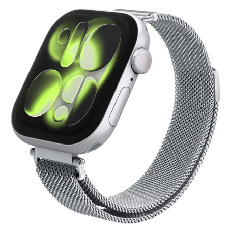 Řemínek Spigen WBM4 pro Apple Watch 40/41/42 mm - stříbrná