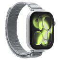 Řemínek Spigen WBM4 pro Apple Watch 40/41/42 mm - stříbrná