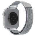 Řemínek Spigen WBM4 pro Apple Watch 40/41/42 mm - stříbrná