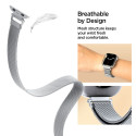 Řemínek Spigen WBM4 pro Apple Watch 40/41/42 mm - stříbrná