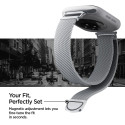 Řemínek Spigen WBM4 pro Apple Watch 40/41/42 mm - stříbrná
